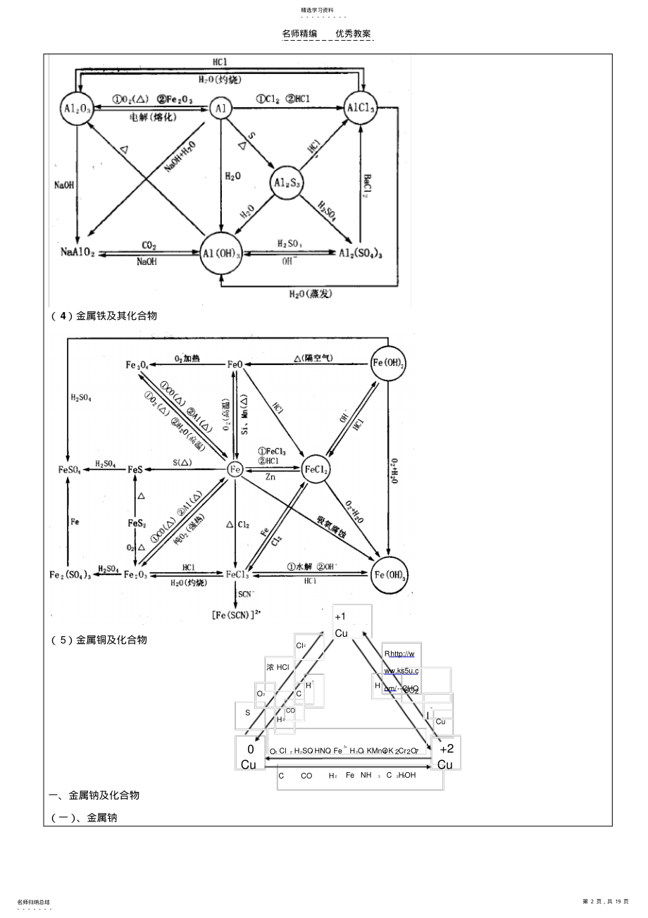 2022年金属及其化合物教案 .pdf_第2页