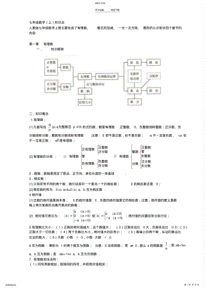 2022年初中各章节知识点总结 .pdf