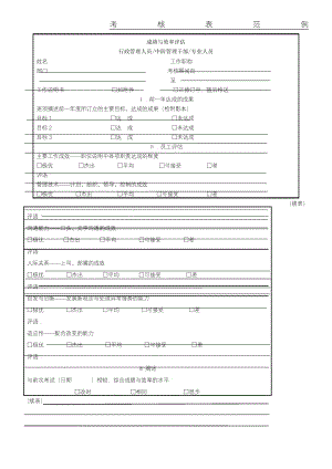 金都宾馆人力管理制度及表格.pdf