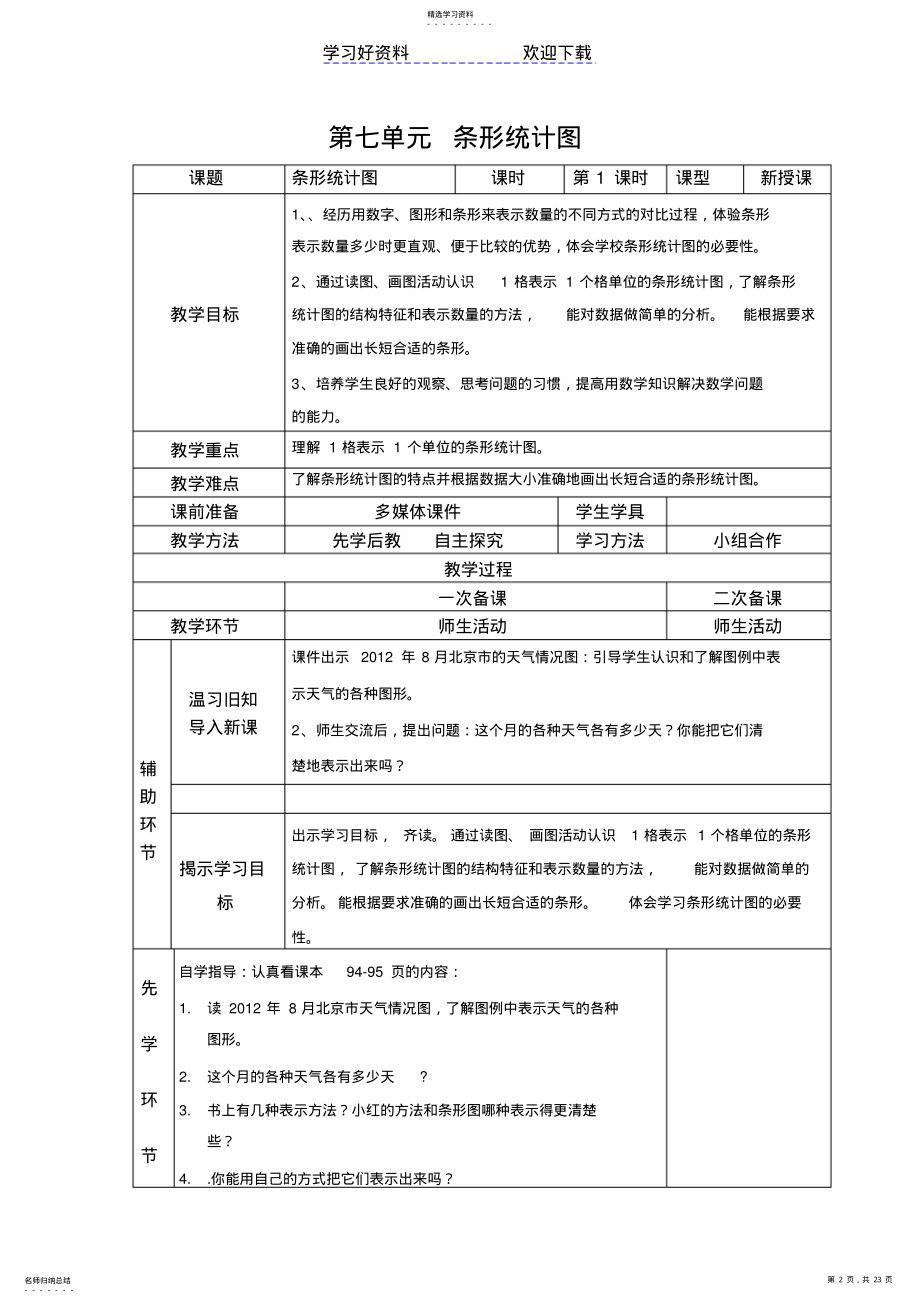 2022年四年级上册第七八单元教学设计 .pdf_第2页