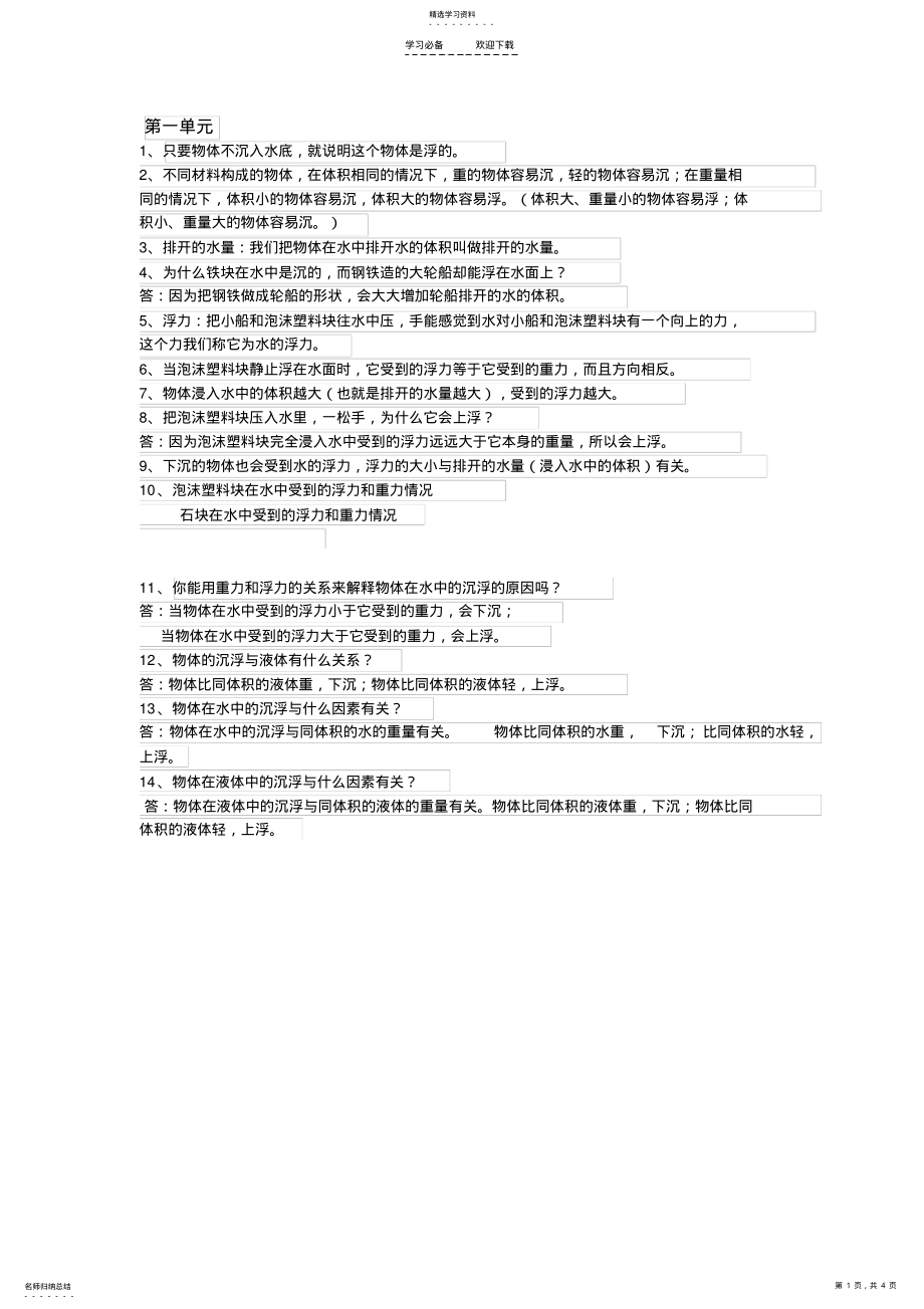 2022年小学科学五年级下册知识点 .pdf_第1页