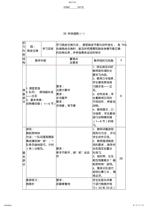 2022年小学一年级体育课教案全集 2.pdf