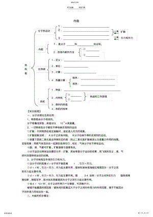 2022年初三物理知识点内能 .pdf