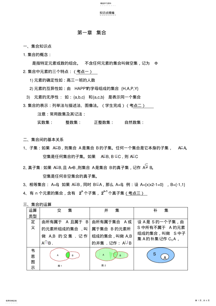 2022年集合函数知识点--课件一 .pdf_第1页