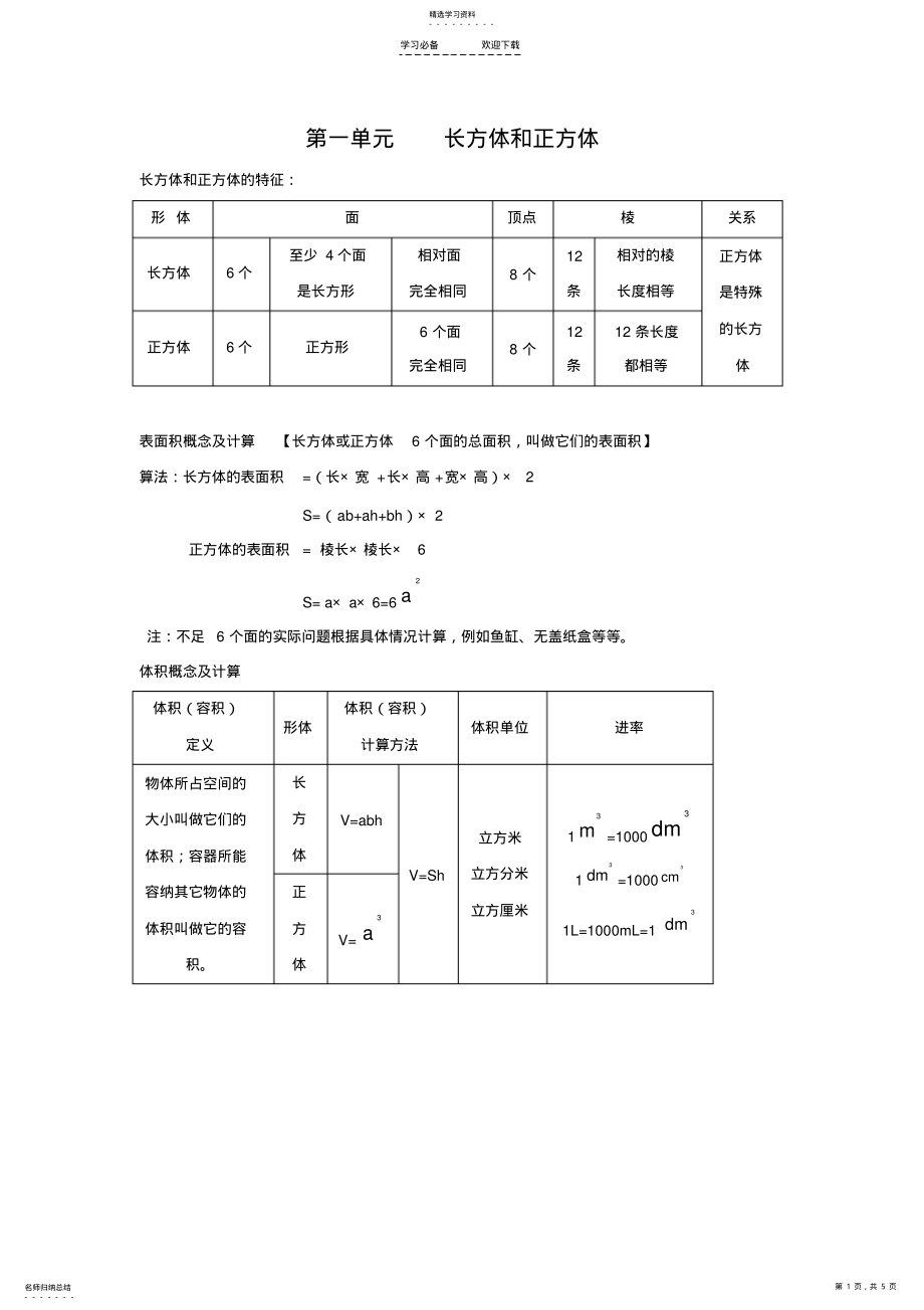 2022年苏教版小学六年级上册数学知识点总结 .pdf_第1页