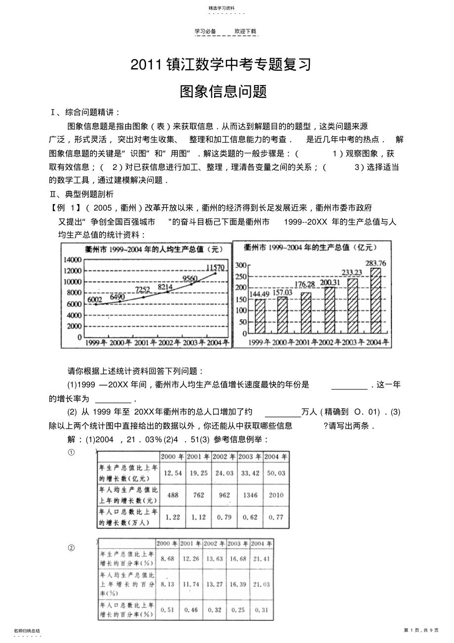 2022年镇江数学中考专题复习 .pdf_第1页