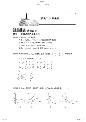 2022年对数与对数函数.板块二.对数函数.学生版 .pdf