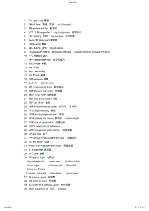 2022年钻井缩写大全 .pdf