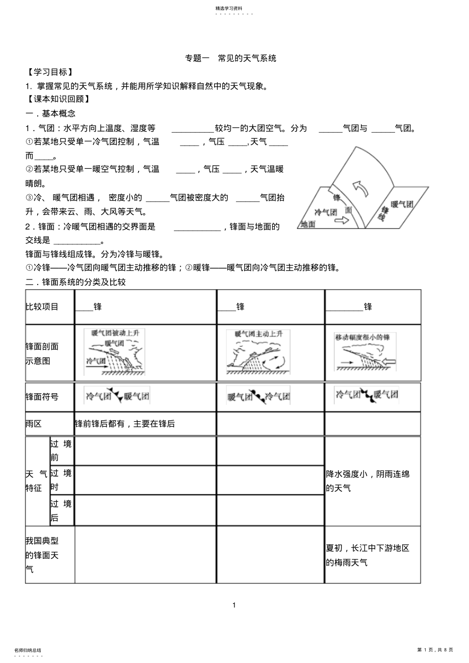 2022年练习题常见的天气系统 .pdf_第1页