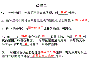 高中生物必修二会考知识点详细总结ppt课件.pptx