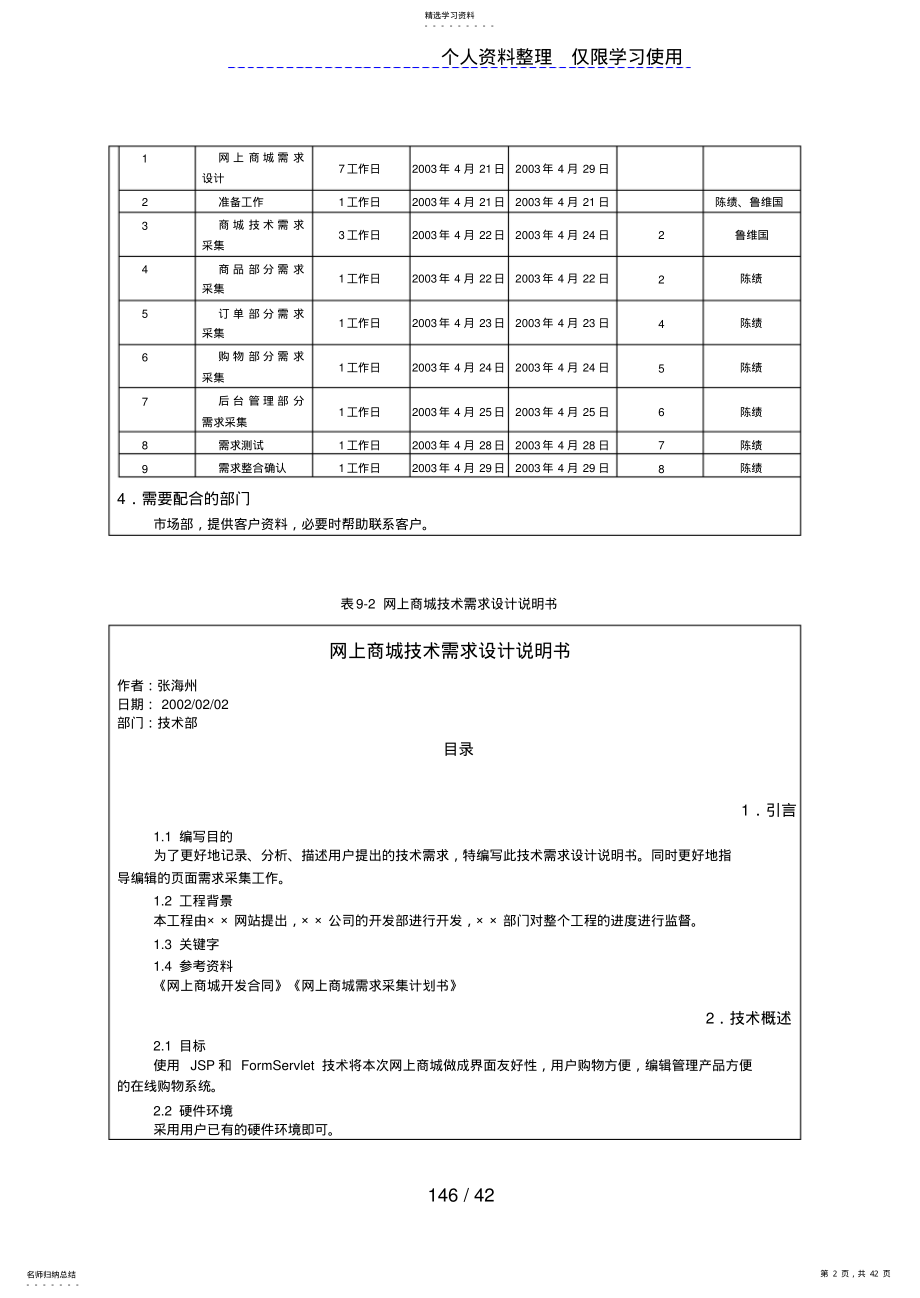 2022年网上购物系统完整开发文档 .pdf_第2页