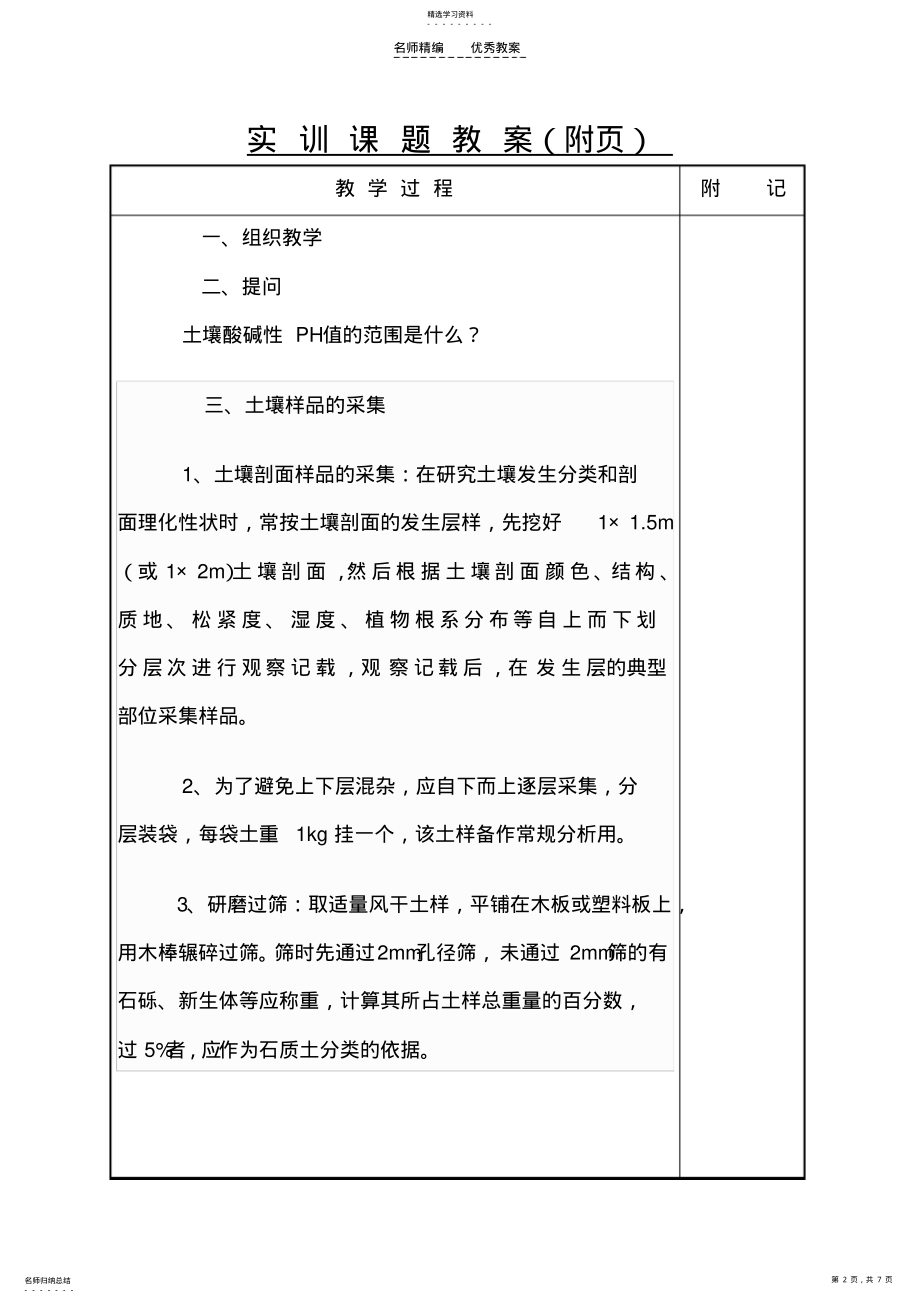 2022年土壤与肥料实训教案 .pdf_第2页