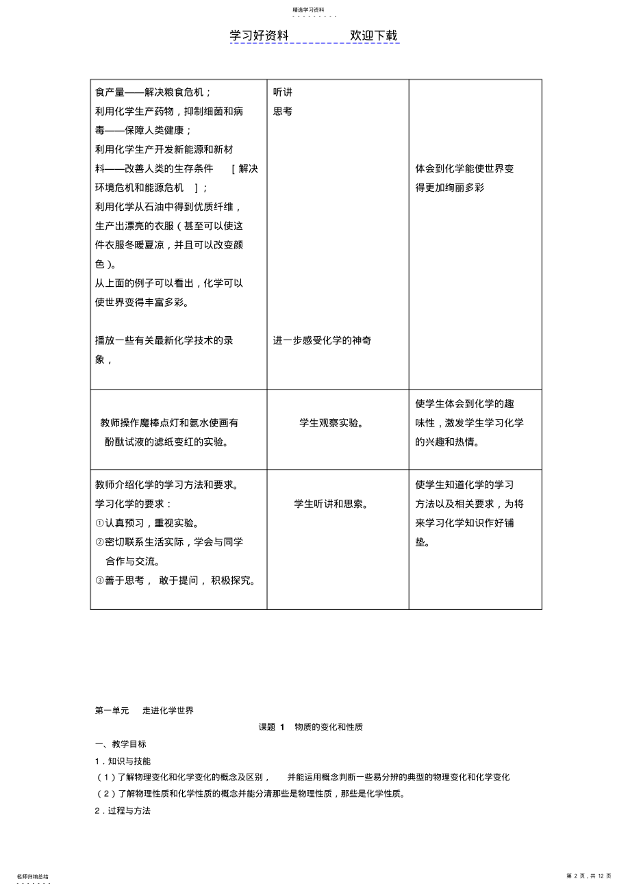 2022年初中化学绪言第一单元教案 .pdf_第2页