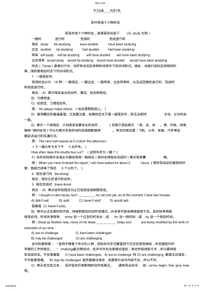 2022年初中英语十六种时态 .pdf