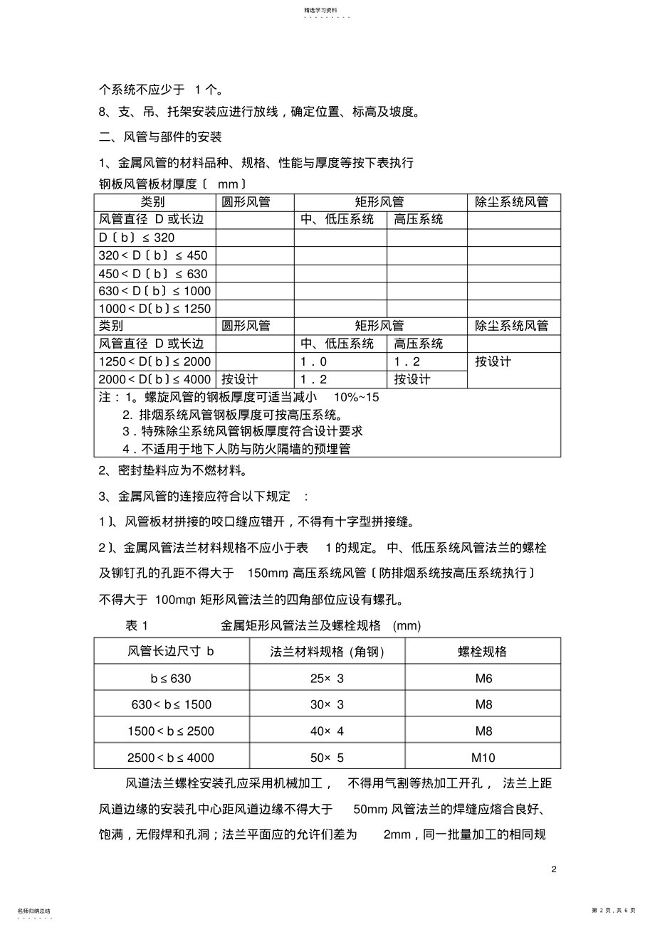 2022年防排烟系统安装技术要求0709 .pdf_第2页