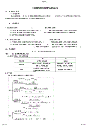 2022年非金属及其化合物知识点总结2 .pdf