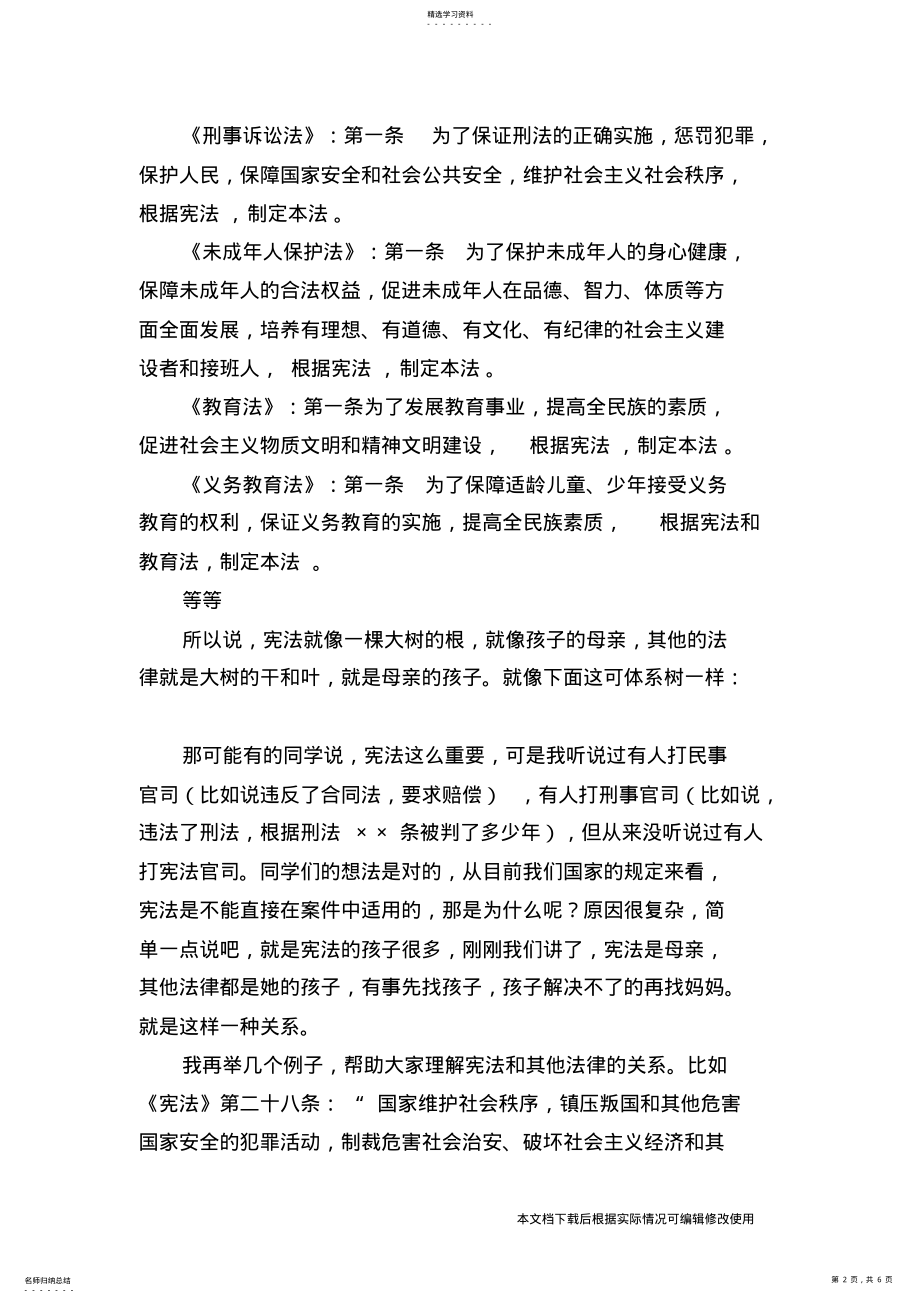 2022年宪法就在身边讲稿_共6页 .pdf_第2页