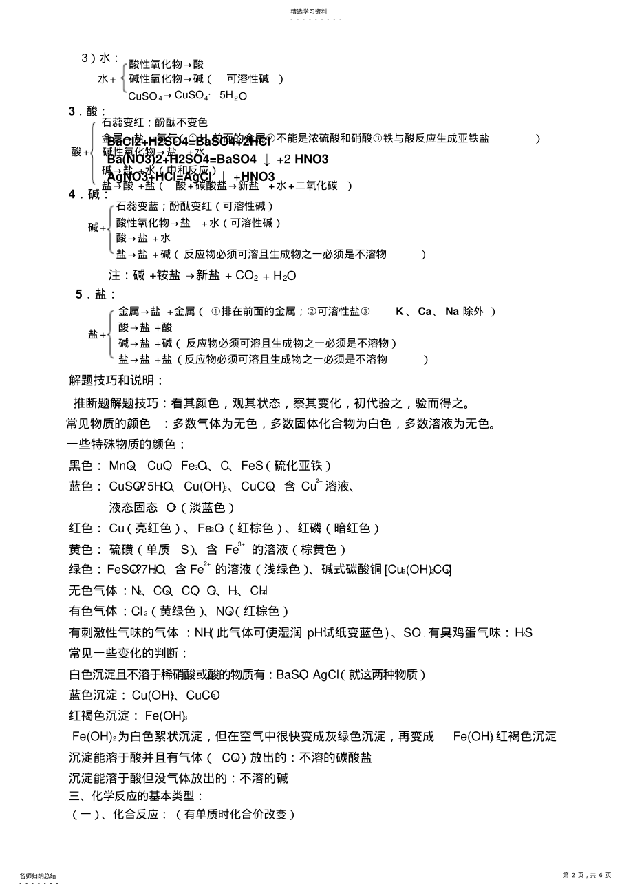 2022年初中化学酸碱盐知识点总结 2.pdf_第2页