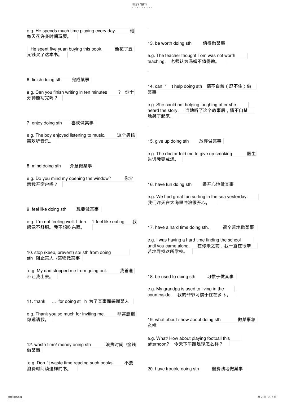 2022年初中动名词的用法 .pdf_第2页