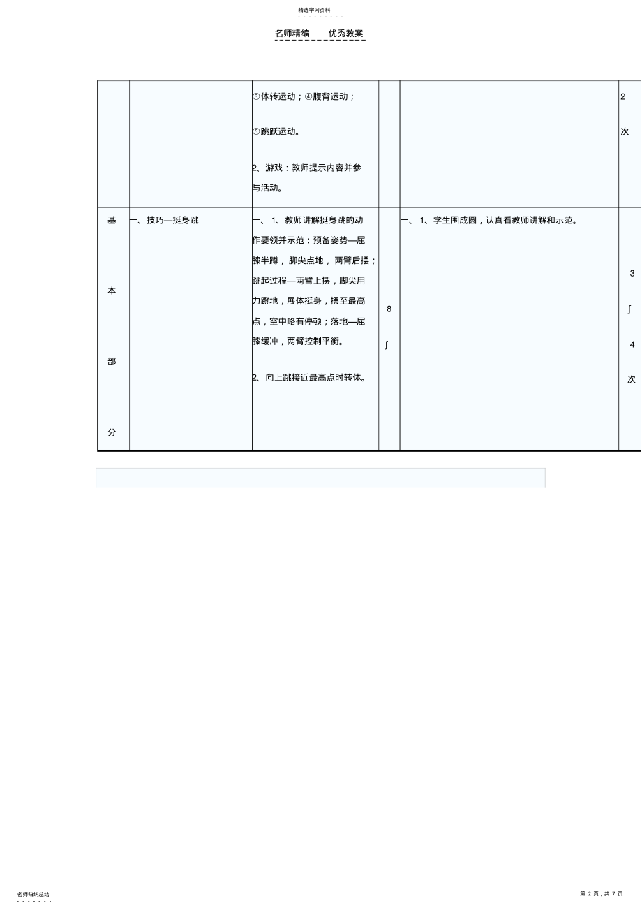 2022年初中体育教案《篮球与技巧》优秀教案模板 .pdf_第2页