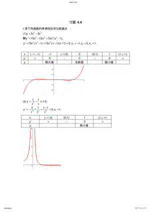 2022年北大版高等数学第四章微分中值定理与泰勒公式答案习题 .pdf