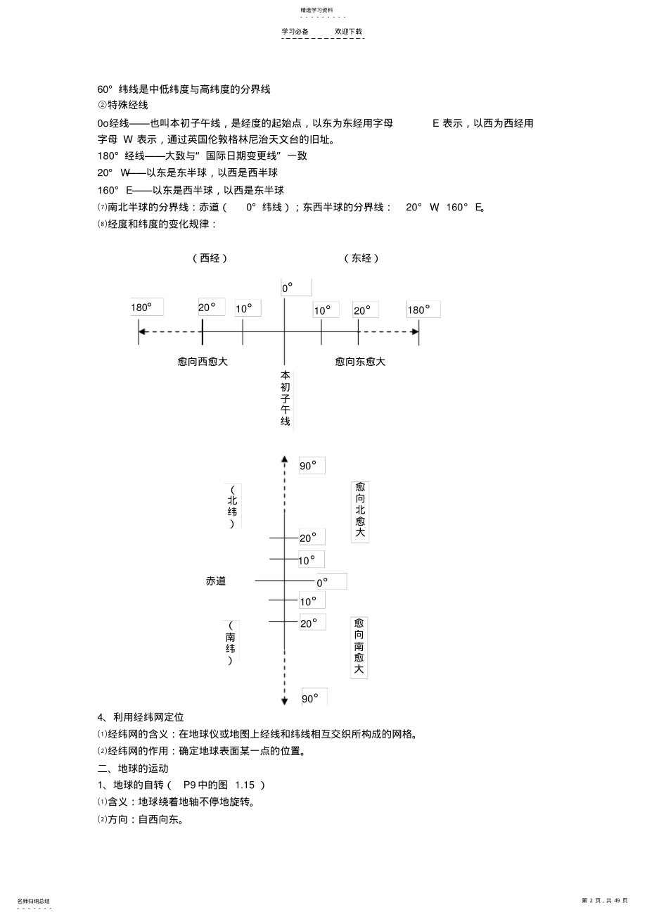 2022年初中地理各年级复习提纲 2.pdf_第2页