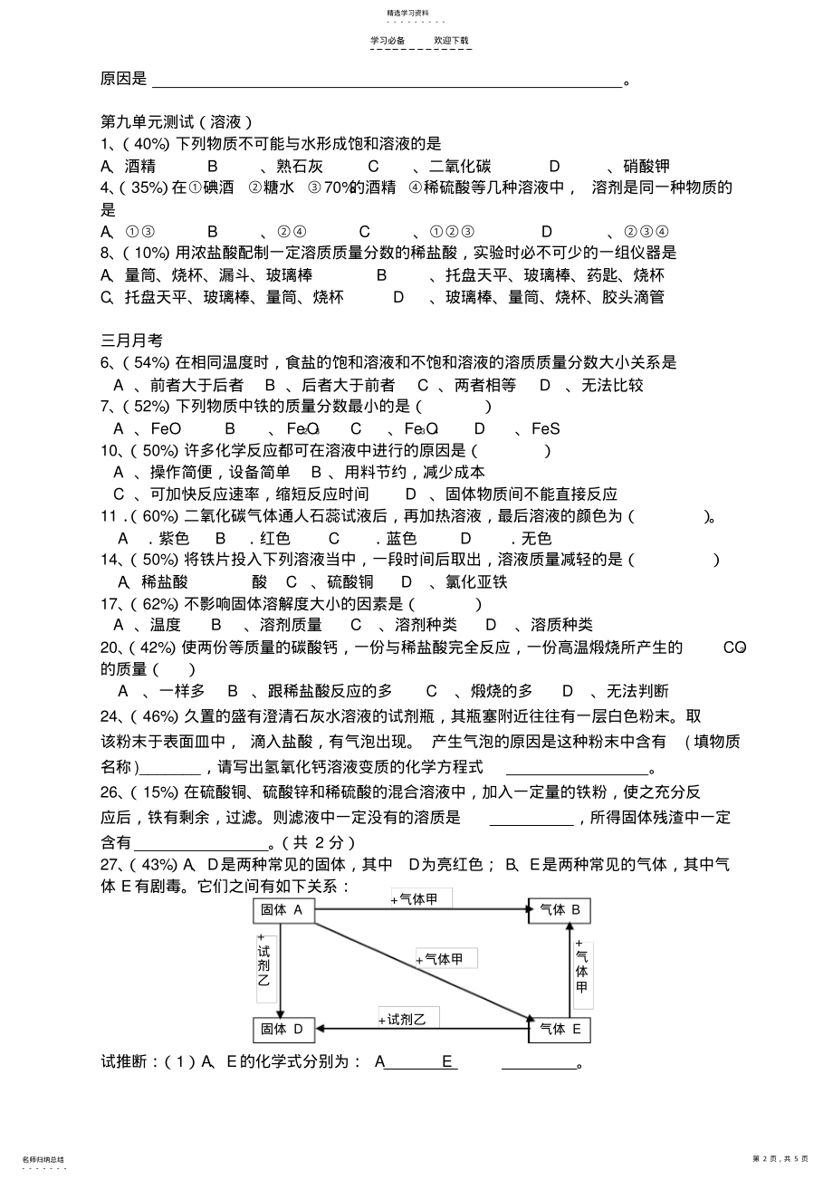 2022年初三化学易错题集 .pdf_第2页