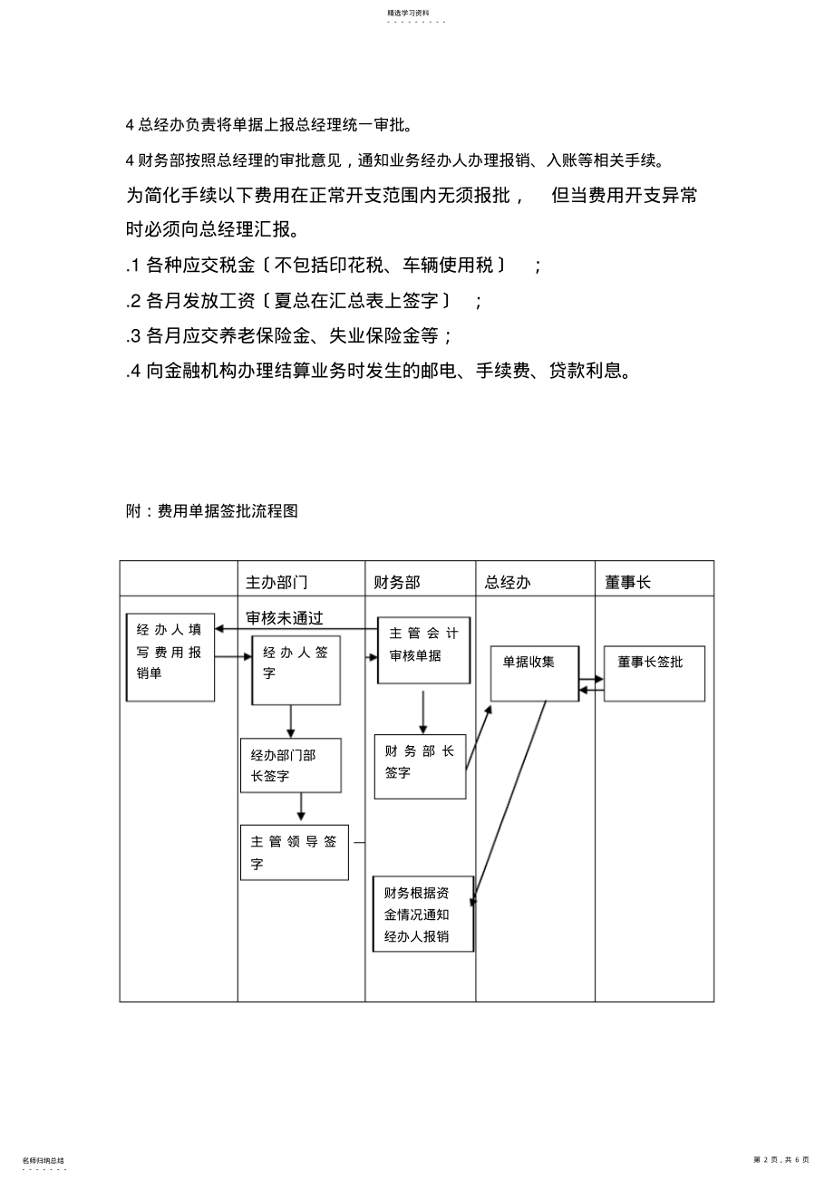 2022年费用报销以及资金使用管理制度 .pdf_第2页