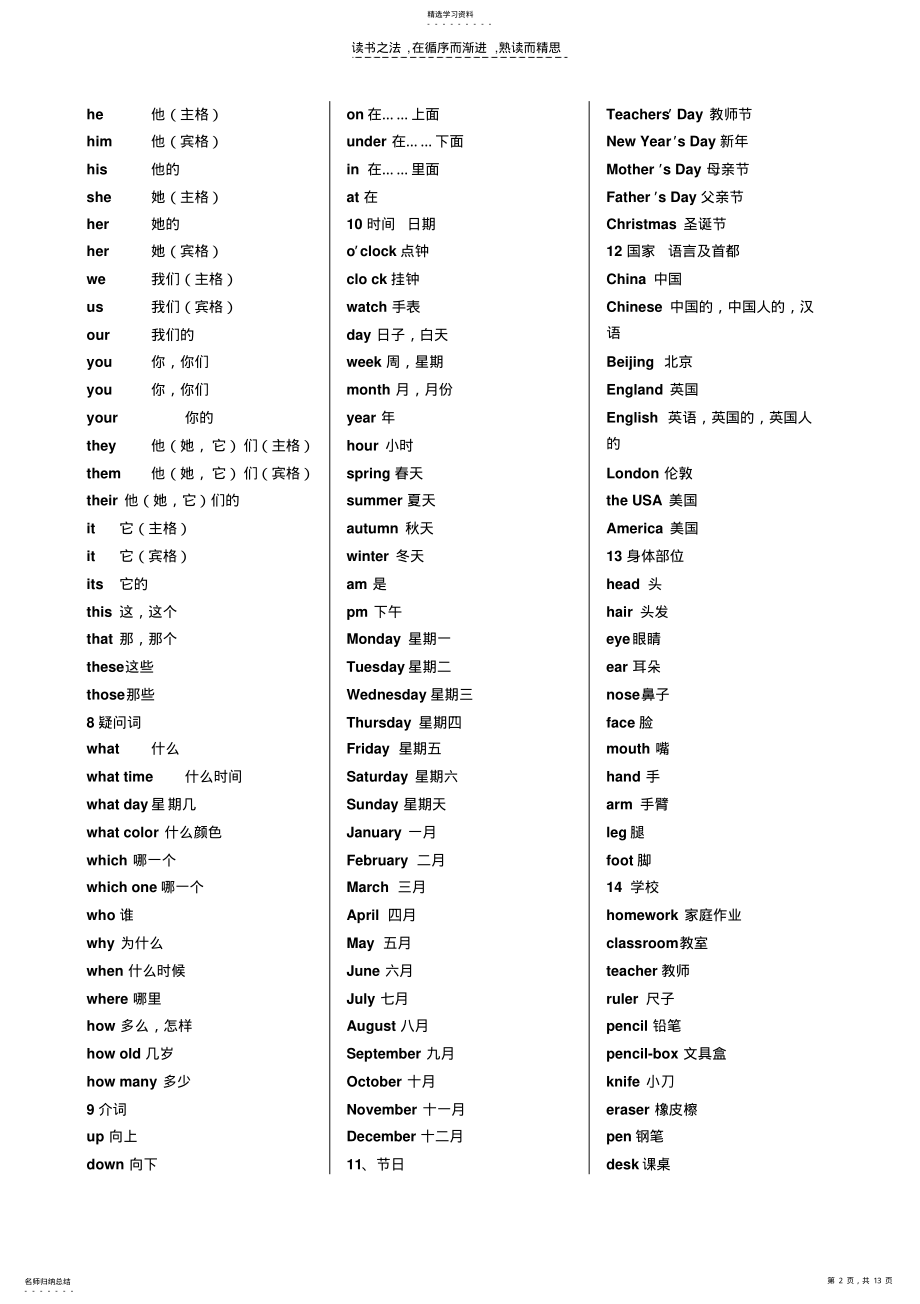 2022年小学英语词汇大纲 .pdf_第2页