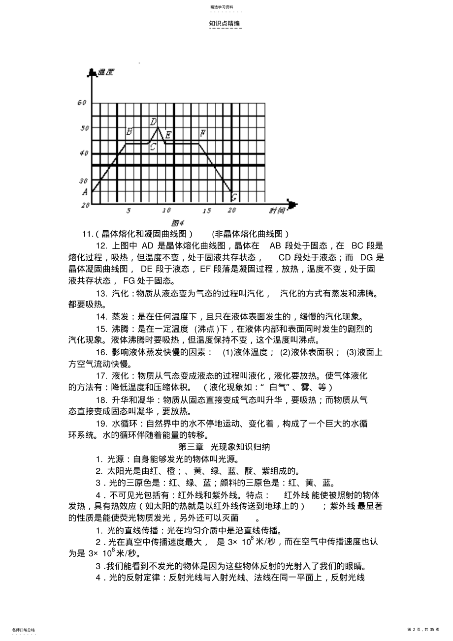 2022年初中物理知识点总结_及_习题 .pdf_第2页