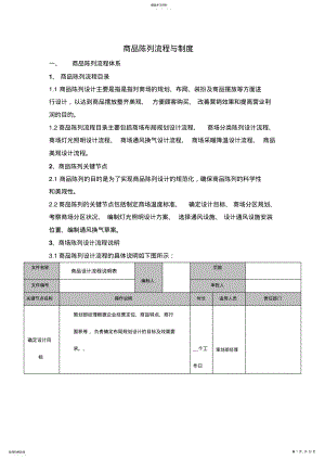 2022年商品陈列流程与制度 .pdf