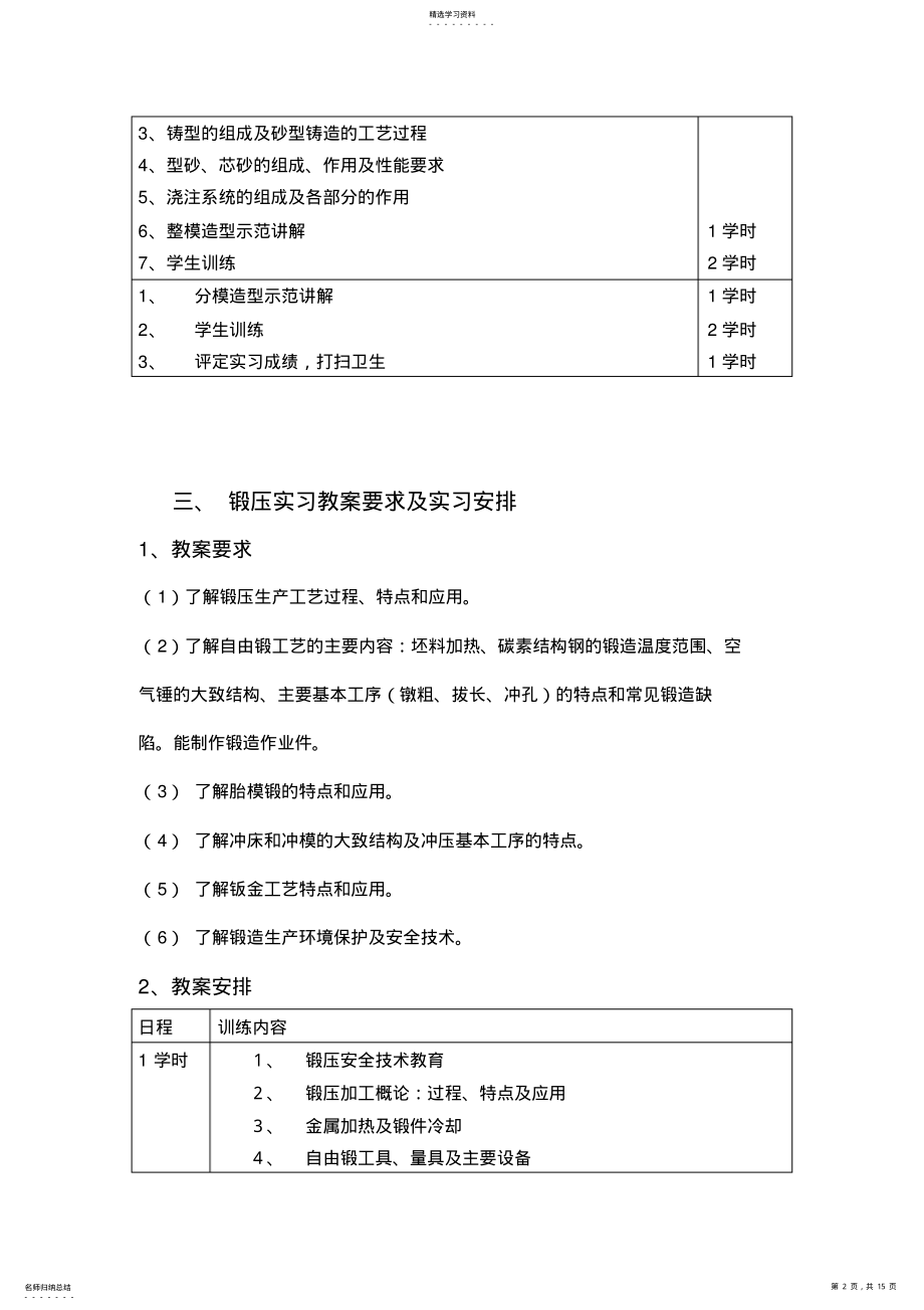 2022年非机械类金工实习优秀教学安排 .pdf_第2页