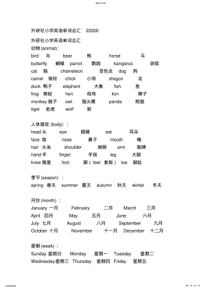 2022年外研社小学英语单词总汇 .pdf