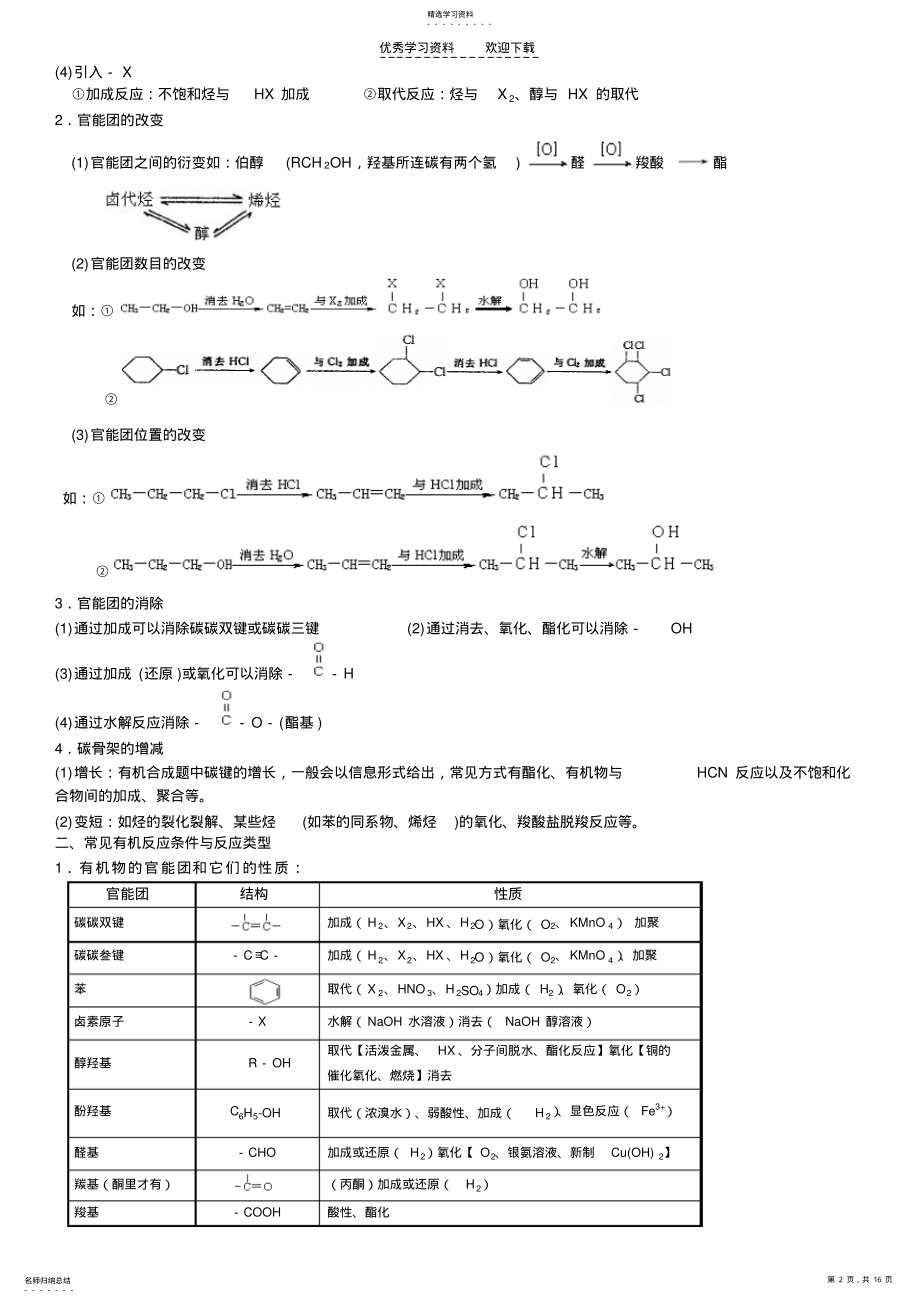 2022年高考化学有机化合物专题 .pdf_第2页