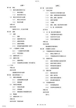 2022年高中数学人教B版数学目录 .pdf