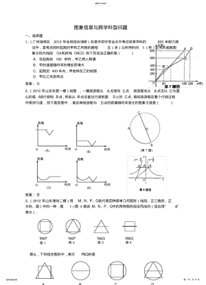 2022年整理全国各地中考数学模拟试题分类汇编图象信息与跨学科型问题 .pdf