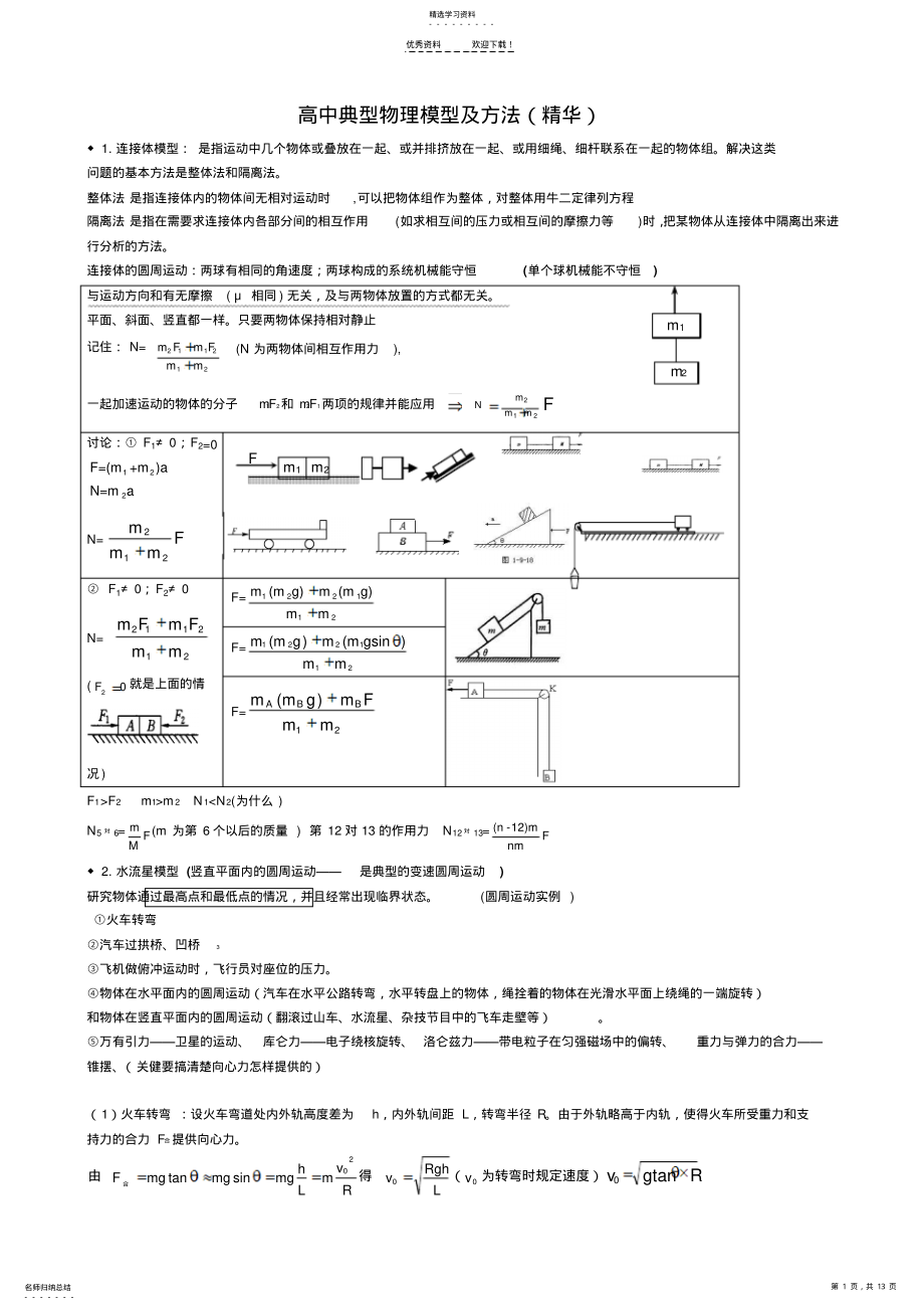 2022年高中物理典型物理模型及方法3 .pdf_第1页