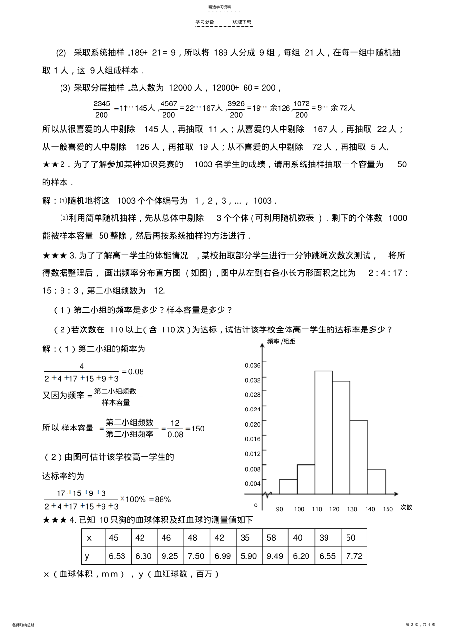 2022年高中数学必修三考点及典型例题 .pdf_第2页