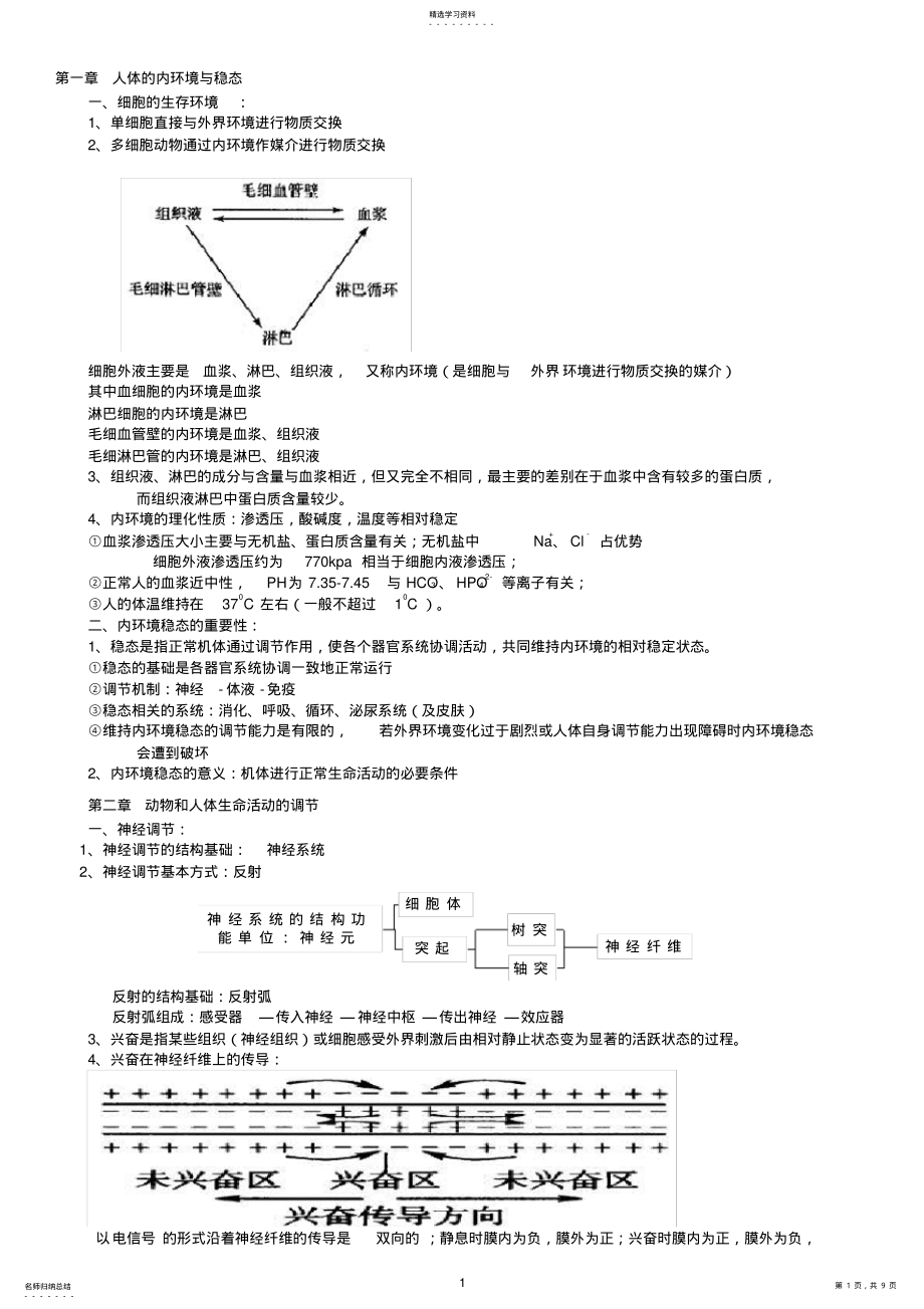 2022年高中生物必修三知识点总结3 2.pdf_第1页