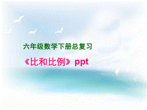 《比和比例》总复习ppt课件.ppt