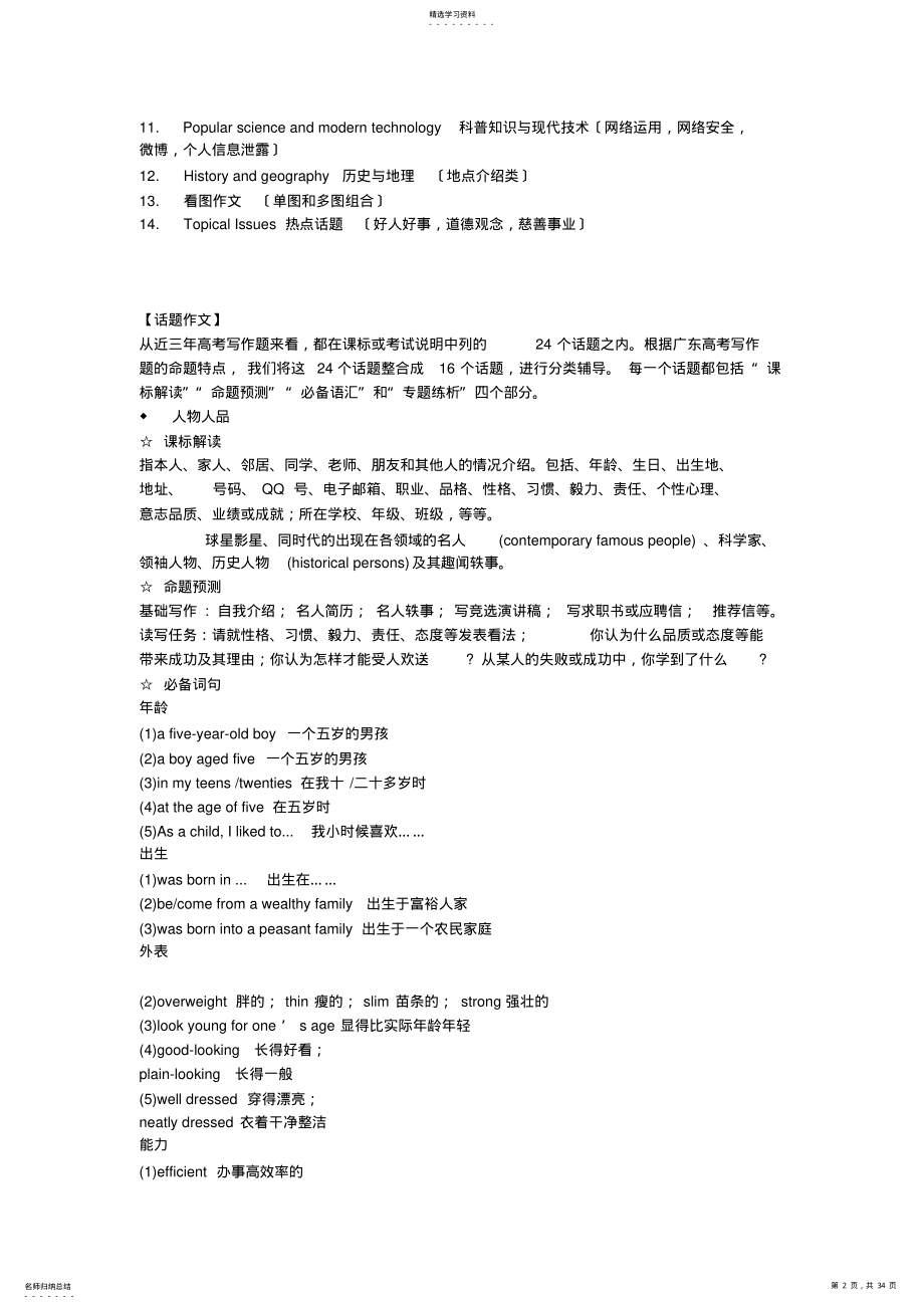 2022年高中英语作文24话题 .pdf_第2页