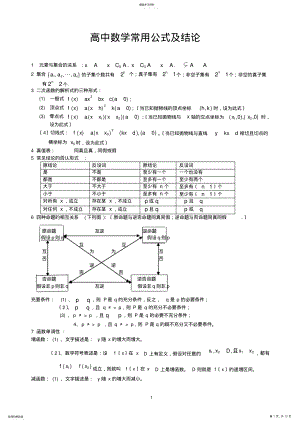 2022年高中所有数学公式 .pdf