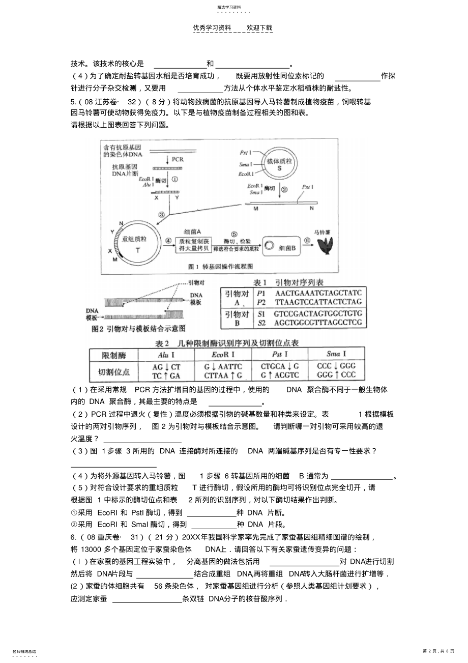 2022年高考选修专题训练 .pdf_第2页