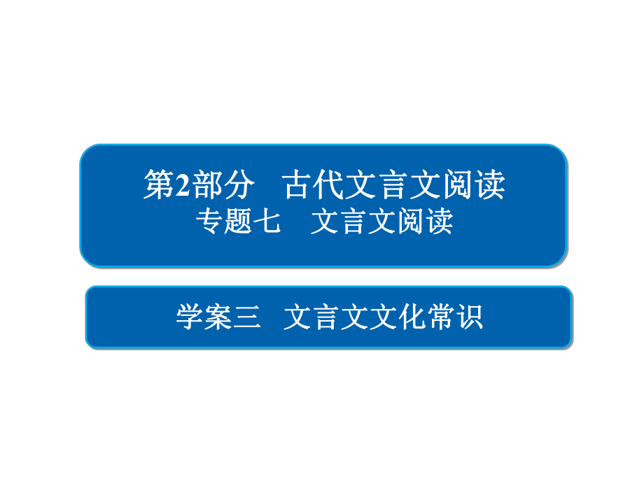 2018版高考一轮总复习语文ppt课件：专题7-文言文阅读-7-3学案三---文言文文化常识.ppt_第2页