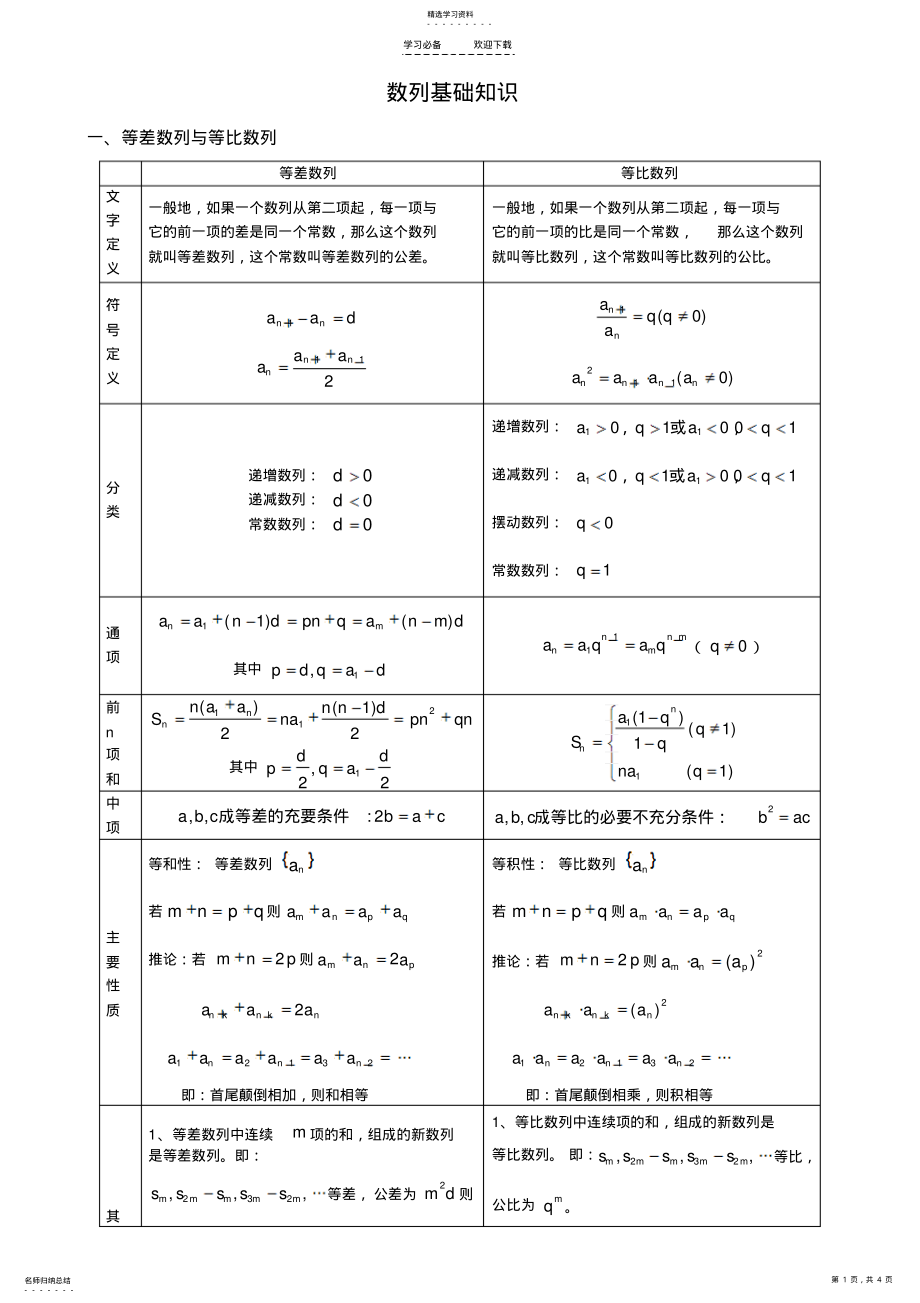 2022年数学教案数列基础教师版 .pdf_第1页