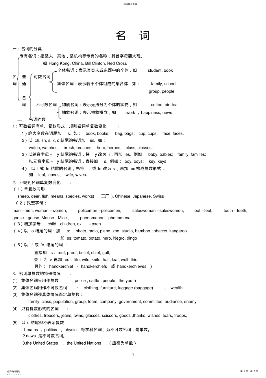 2022年高考名词知识点 .pdf_第1页