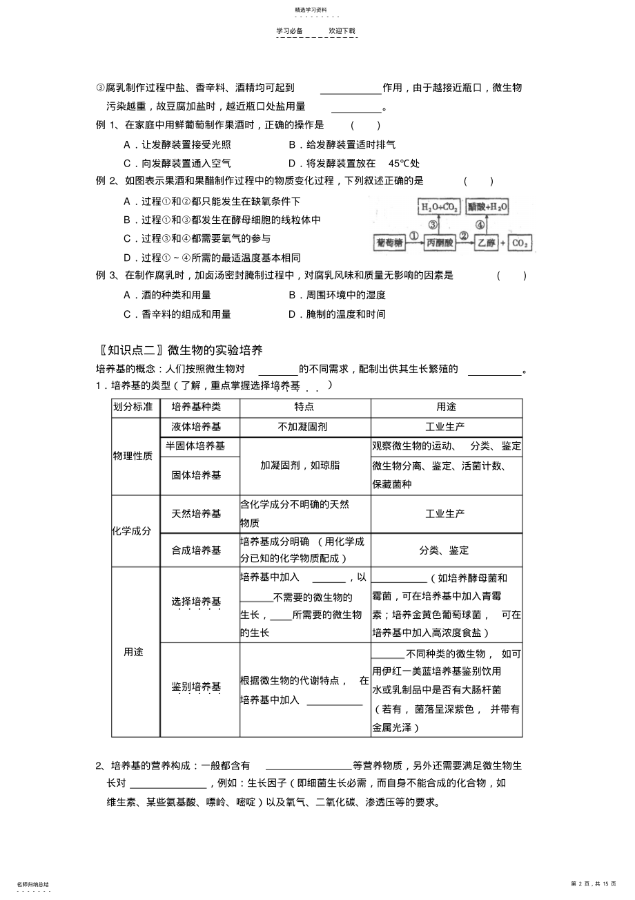 2022年高三生物复习提纲2 .pdf_第2页