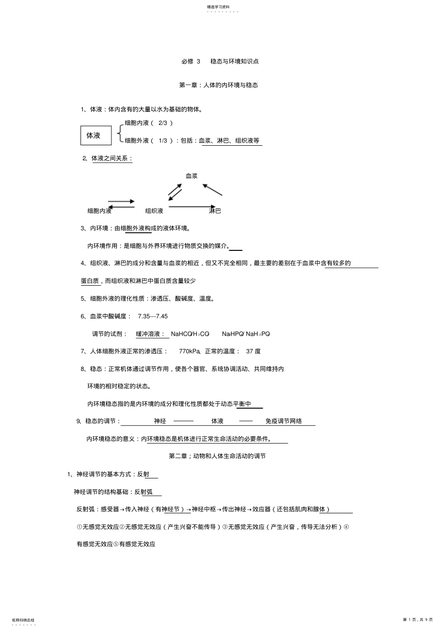 2022年高中生物必修三知识点总结2 2.pdf_第1页