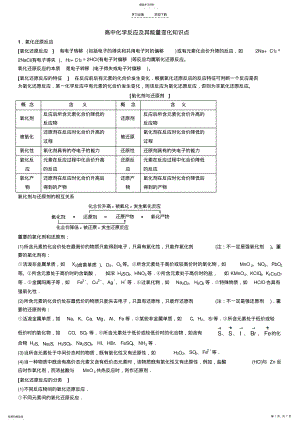 2022年高中化学反应及其能量变化知识点 .pdf