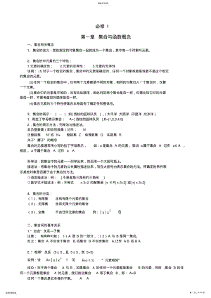 2022年高中数学必修一至必修五知识点总结人教版 .pdf